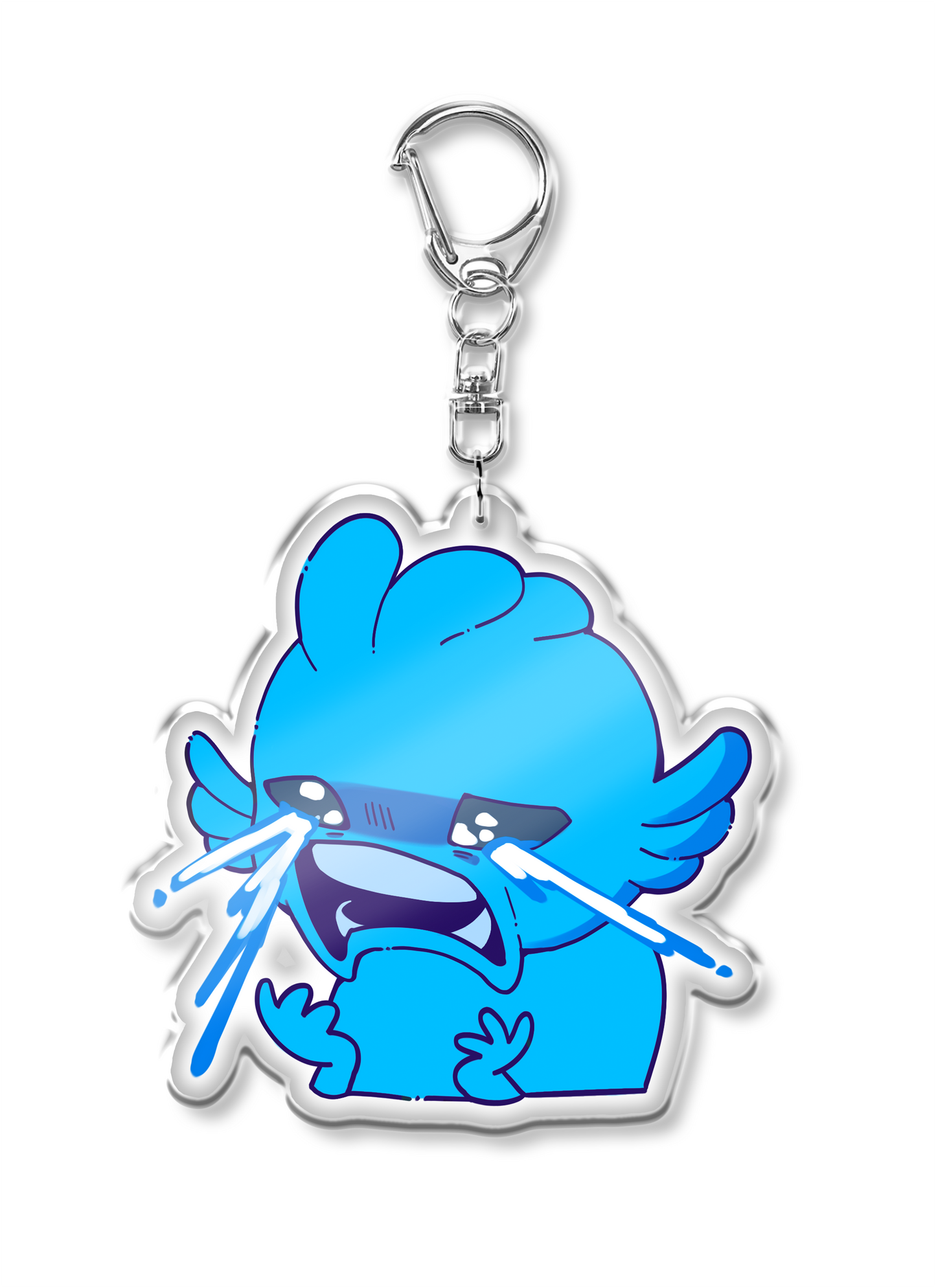 CRYING SHRIMP KEYCHAIN