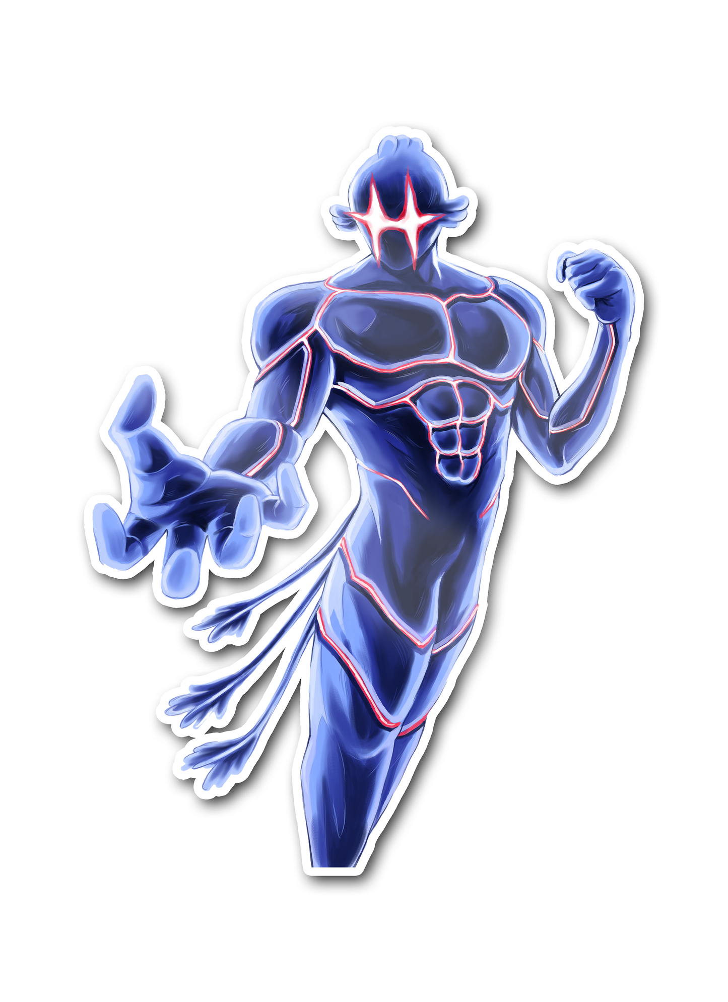 EVIL SHRIMPY STICKER