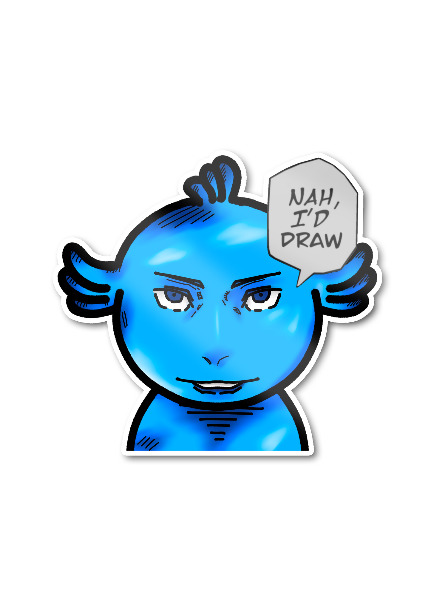 NAH ID DRAW STICKER