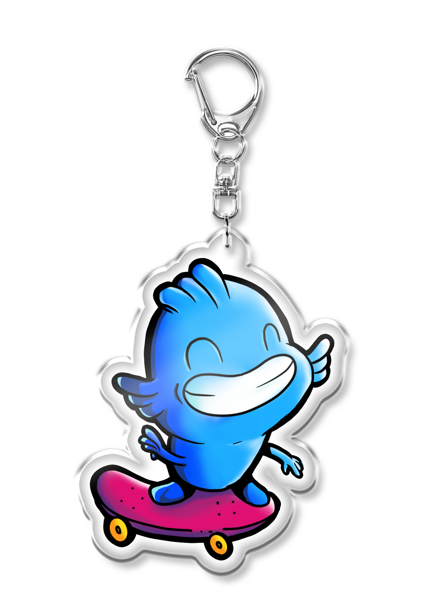 SHRIMPY LOGO KEYCHAIN