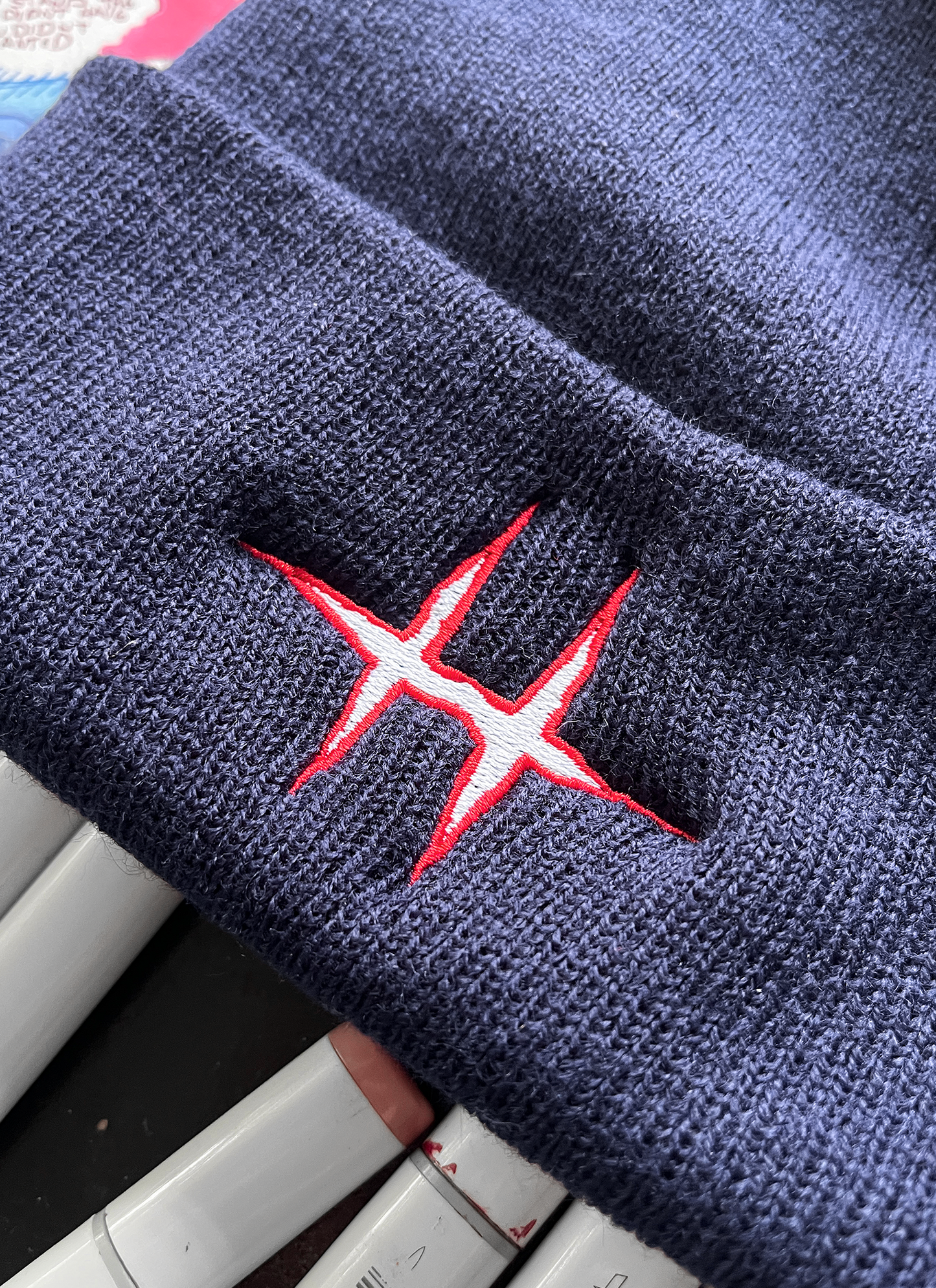 THE EVIL SHRIMPY BEANIE