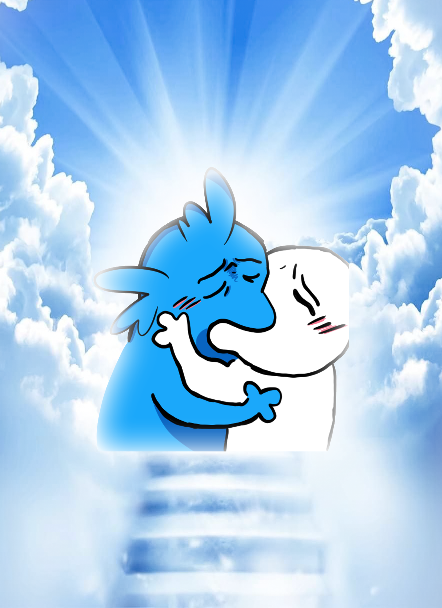 SHRIMPY KISS STICKER