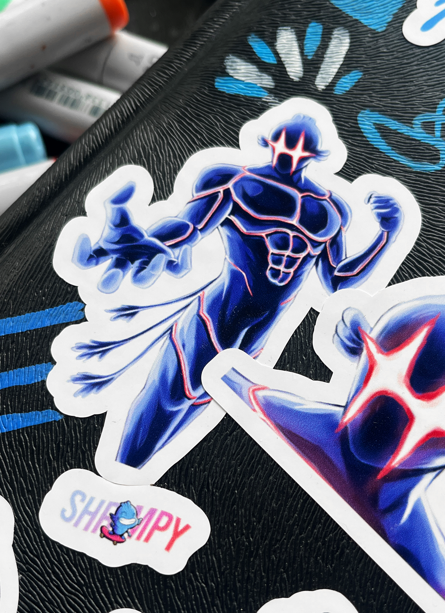 EVIL SHRIMPY STICKER