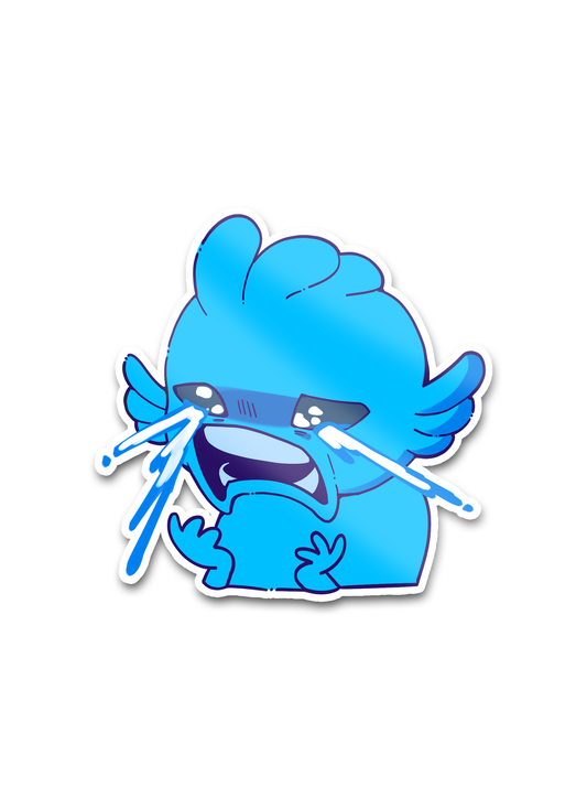 CRYING SHRIMP STICKER