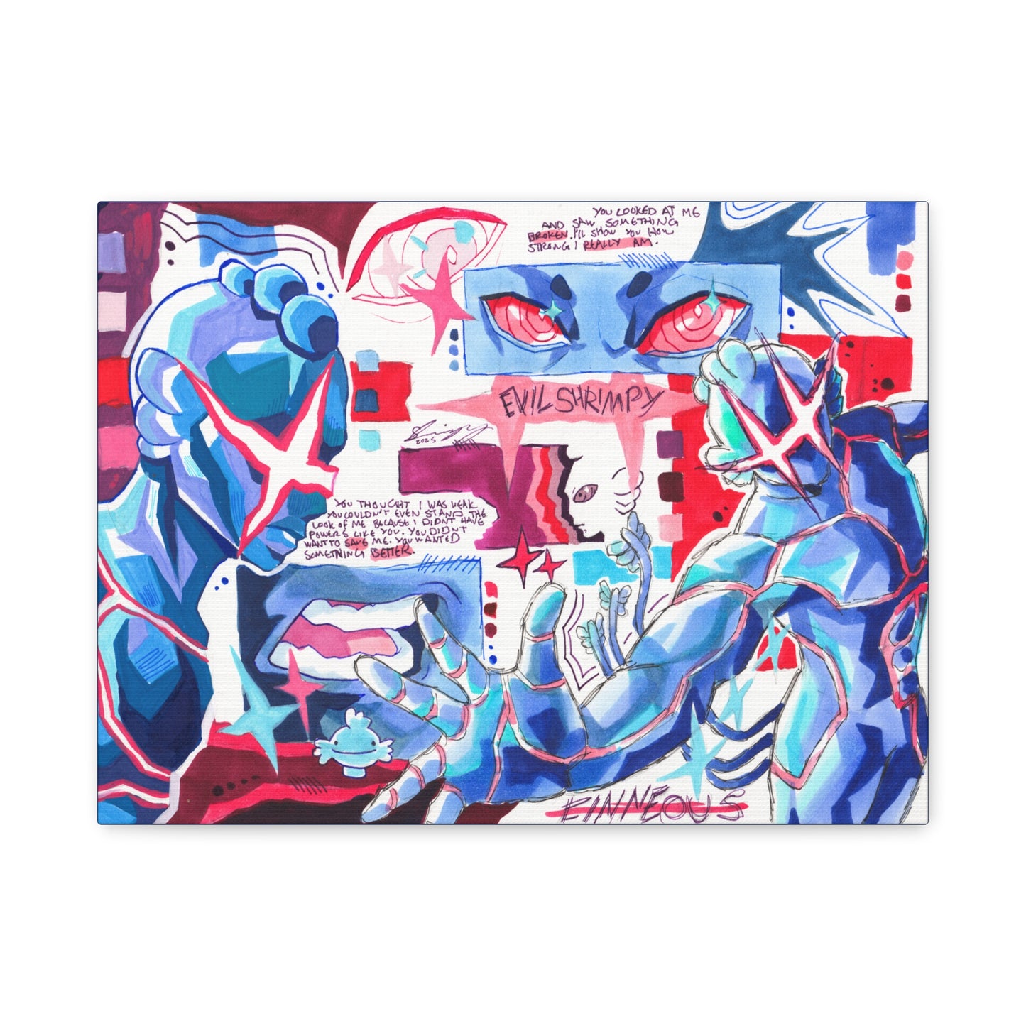 EVIL SHRIMPY SCRAPBOOK